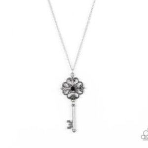 Got it on Lock necklace and earrings